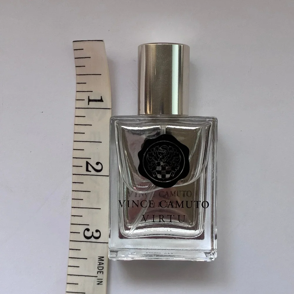 Vince Camuto Virtu Mens Cologne 0.5oz Mini EDT Spray Travel Size Minimalist Tech